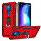 For Motorola Moto G Play 2021 Cool Armor PC + TPU Shockproof Case with 360 Degree Rotation Ring Holder(Red) - 1