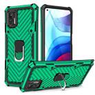 For Motorola Moto G Stylus 2021 Cool Armor PC + TPU Shockproof Case with 360 Degree Rotation Ring Holder(Deep Green) - 1