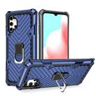 For Samsung Galaxy A32 5G Cool Armor PC + TPU Shockproof Case with 360 Degree Rotation Ring Holder(Blue) - 1