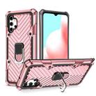 For Samsung Galaxy A32 5G Cool Armor PC + TPU Shockproof Case with 360 Degree Rotation Ring Holder(Rose Gold) - 1