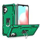 For Samsung Galaxy A32 5G Cool Armor PC + TPU Shockproof Case with 360 Degree Rotation Ring Holder(Deep Green) - 1