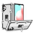 For Samsung Galaxy A32 5G Cool Armor PC + TPU Shockproof Case with 360 Degree Rotation Ring Holder(Silver) - 1
