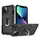 Cool Armor PC + TPU Shockproof Case with 360 Degree Rotation Ring Holder For iPhone 13 mini(Black) - 1