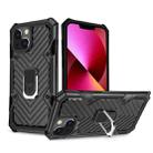 Cool Armor PC + TPU Shockproof Case with 360 Degree Rotation Ring Holder For iPhone 13(Black) - 1