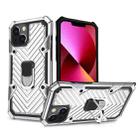 Cool Armor PC + TPU Shockproof Case with 360 Degree Rotation Ring Holder For iPhone 13(Silver) - 1
