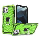 Cool Armor PC + TPU Shockproof Case with 360 Degree Rotation Ring Holder For iPhone 13 Pro(Green) - 1