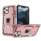 Cool Armor PC + TPU Shockproof Case with 360 Degree Rotation Ring Holder For iPhone 13 Pro(Rose Gold) - 1