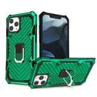 Cool Armor PC + TPU Shockproof Case with 360 Degree Rotation Ring Holder For iPhone 13 Pro(Deep Green) - 1