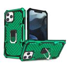 Cool Armor PC + TPU Shockproof Case with 360 Degree Rotation Ring Holder For iPhone 13 Pro Max(Deep Green) - 1