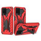 For OPPO Realme 8 5G Shockproof TPU + PC Protective Case with Holder(Red) - 1