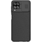 For Samsung Galaxy A22 4G LTE NILLKIN Black Mirror Series Camshield Full Coverage Dust-proof Scratch Resistant PC Case(Black) - 1