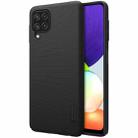 For Samsung Galaxy A22 4G LTE NILLKIN Frosted Concave-convex Texture PC Protective Case(Black) - 1