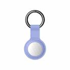 JOYROOM JR-BP889 Silicone Protective Cover Case with Switchable Keychain Ring For AirTag(Lilac) - 1
