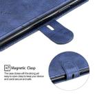 Stitching Style 2-Color Cow Texture Horizontal Flip PU Leather Case with Holder & Card Slot & Lanyard For iPhone 13 Pro(Blue) - 6