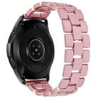 For Galaxy Watch Active 2 Metal Diamond-studded D-chain Watch Band Watch Band, Size:22mm(Pink) - 1