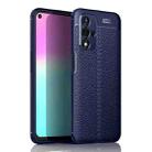 For OPPO A93s 5G Litchi Texture TPU Shockproof Case(Blue) - 1