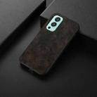 For OnePlus Nord 2 5G Business Genuine Leather Texture Shockproof Protective Leather Case(Green) - 1