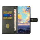 For OPPO A94 5G / A95 5G Stitching Style 2-Color Cow Texture Horizontal Flip PU Leather Case with Holder & Card Slot & Lanyard(Black) - 4