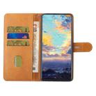 For OPPO A94 5G / A95 5G Stitching Style 2-Color Cow Texture Horizontal Flip PU Leather Case with Holder & Card Slot & Lanyard(Yellow) - 4