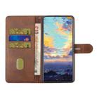 For OPPO A94 5G / A95 5G Stitching Style 2-Color Cow Texture Horizontal Flip PU Leather Case with Holder & Card Slot & Lanyard(Brown) - 4