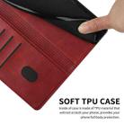For OPPO A94 5G / A95 5G Stitching Style 2-Color Cow Texture Horizontal Flip PU Leather Case with Holder & Card Slot & Lanyard(Red) - 6