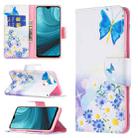 For OPPO A7 Colored Drawing Pattern Horizontal Flip Leather Case with Holder & Card Slots & Wallet(Butterfly Love) - 1