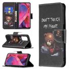 For OPPO A74 / A93 / A54 5G Colored Drawing Pattern Horizontal Flip Leather Case with Holder & Card Slots & Wallet(Bear) - 1