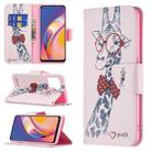 For OPPO A94 4G / Reno5 F / F19 Pro Colored Drawing Pattern Horizontal Flip Leather Case with Holder & Card Slots & Wallet(Deer) - 1