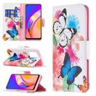 For OPPO A94 5G / Reno5 Z 5G / F19 Pro+ Colored Drawing Pattern Horizontal Flip Leather Case with Holder & Card Slots & Wallet(Butterflies) - 1