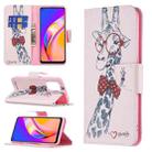 For OPPO A94 5G / Reno5 Z 5G / F19 Pro+ Colored Drawing Pattern Horizontal Flip Leather Case with Holder & Card Slots & Wallet(Deer) - 1