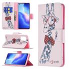 For OPPO Reno5 Pro Colored Drawing Pattern Horizontal Flip Leather Case with Holder & Card Slots & Wallet(Deer) - 1