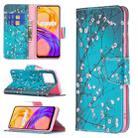 For OPPO Realme 8 / Realme 8 Pro Colored Drawing Pattern Horizontal Flip Leather Case with Holder & Card Slots & Wallet(Plum Blossom) - 1