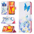 For OPPO Realme C15 / C12 / C25 Colored Drawing Pattern Horizontal Flip Leather Case with Holder & Card Slots & Wallet(Butterfly Love) - 1