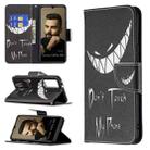 For vivo V21e 5G Colored Drawing Pattern Horizontal Flip Leather Case with Holder & Card Slots & Wallet(Smirk) - 1