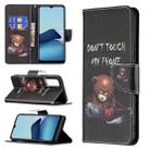 For vivo Y20 Colored Drawing Pattern Horizontal Flip Leather Case with Holder & Card Slots & Wallet(Bear) - 1