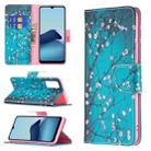 For vivo Y20 Colored Drawing Pattern Horizontal Flip Leather Case with Holder & Card Slots & Wallet(Plum Blossom) - 1