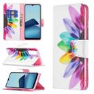 For vivo Y20 Colored Drawing Pattern Horizontal Flip Leather Case with Holder & Card Slots & Wallet(Sun Flower) - 1