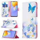For vivo Y51 2020 / Y51a / Y51s Colored Drawing Pattern Horizontal Flip Leather Case with Holder & Card Slots & Wallet(Butterfly Love) - 1