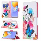 For vivo Y51 2020 / Y51a / Y51s Colored Drawing Pattern Horizontal Flip Leather Case with Holder & Card Slots & Wallet(Butterflies) - 1