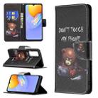 For vivo Y51 2020 / Y51a / Y51s Colored Drawing Pattern Horizontal Flip Leather Case with Holder & Card Slots & Wallet(Bear) - 1