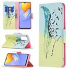 For vivo Y51 2020 / Y51a / Y51s Colored Drawing Pattern Horizontal Flip Leather Case with Holder & Card Slots & Wallet(Feather) - 1