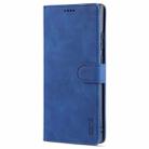 For Samsung Galaxy Note20 AZNS Skin Feel Calf Texture Horizontal Flip Leather Case with Card Slots & Holder & Wallet(Blue) - 2