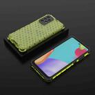 For Samsung Galaxy A52 5G / 4G Shockproof Honeycomb PC + TPU Case with Neck Lanyard(Green) - 3
