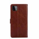 For Samsung Galaxy A22 5G Zipper Bag PU + TPU Horizontal Flip Leather Case with Holder & Card Slot & Wallet & Lanyard(Brown) - 3