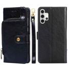 For Samsung Galaxy A32 4G Zipper Bag PU + TPU Horizontal Flip Leather Case with Holder & Card Slot & Wallet & Lanyard(Black) - 1