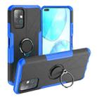 For Infinix Note 8 Armor Bear Shockproof PC + TPU Protective Case with Ring Holder(Blue) - 1