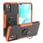 For Infinix Note 8 Armor Bear Shockproof PC + TPU Protective Case with Ring Holder(Orange) - 1