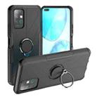 For Infinix Note 8 Armor Bear Shockproof PC + TPU Protective Case with Ring Holder(Black) - 1