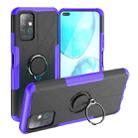 For Infinix Note 8 Armor Bear Shockproof PC + TPU Protective Case with Ring Holder(Purple) - 1