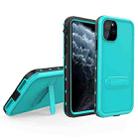 For iPhone 11 Pro RedPepper Shockproof Waterproof Solid Color PC + TPU Protective Case with Holder(Blue) - 1